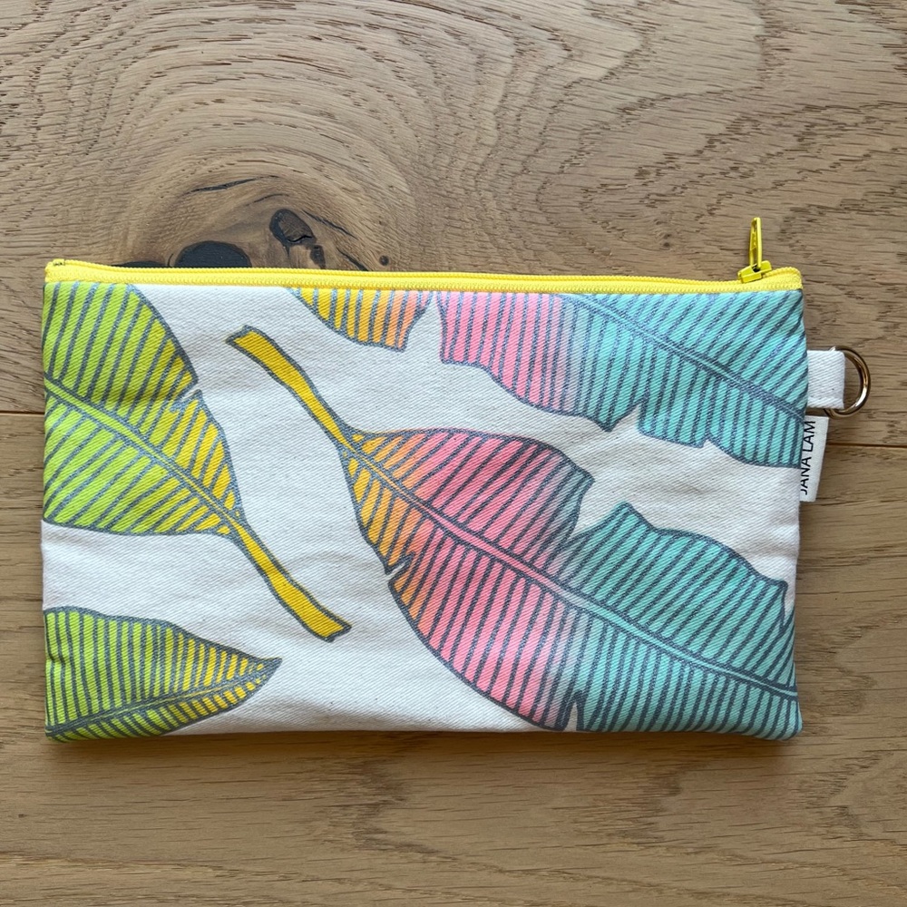 NWT Jana Lam Zip Pouch